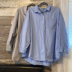 Two button down shirts